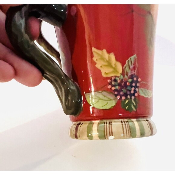 2 Retired Tracy Porter Octavia Hill Garden Coffee Latte Mugs-Fruit Flowers: - Picture 6 of 11